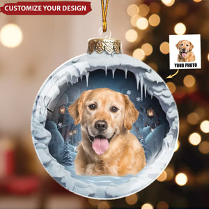 Custom Photo Santa Paws Is Coming To Town - Personalized Gift For Pet Lovers